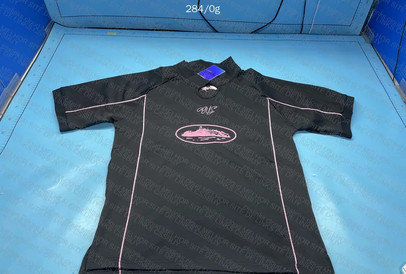 Corteiz Alcatraz Pink Polo
