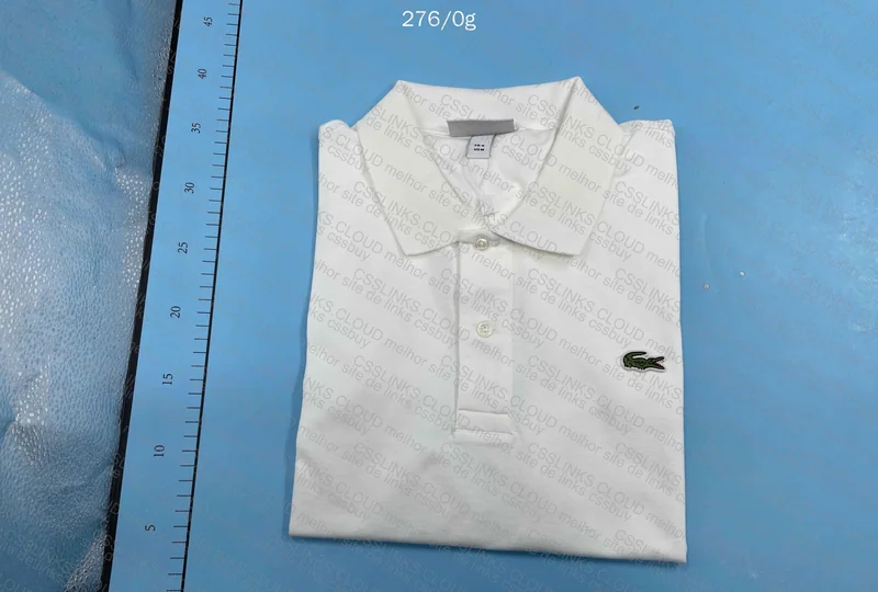 White Lacoste Polo