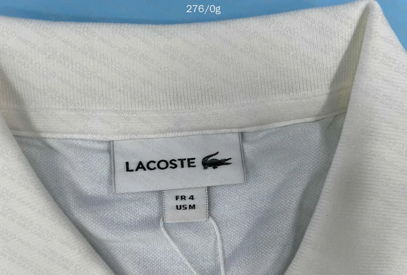 White Lacoste Polo 4