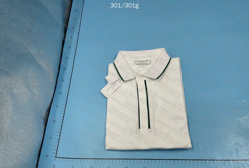 White Lacoste Polo - GL?