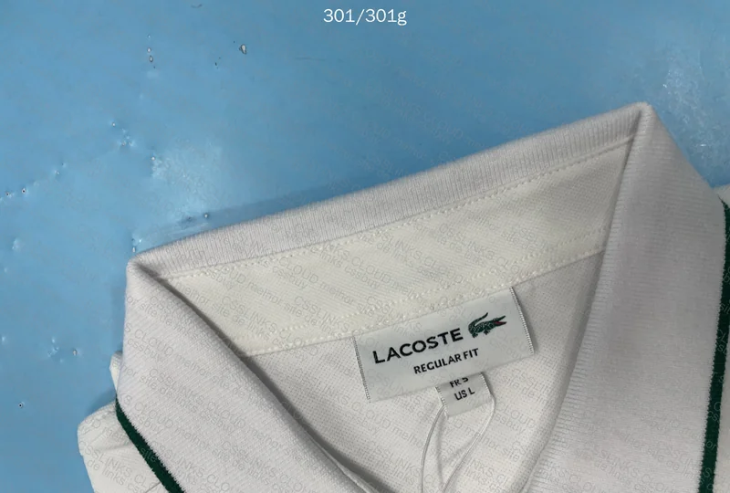 White Lacoste Polo - GL? 2
