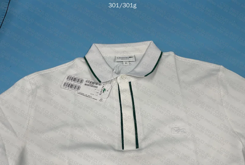 White Lacoste Polo - GL? 4