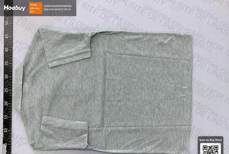 Gray Lacoste Polo 3