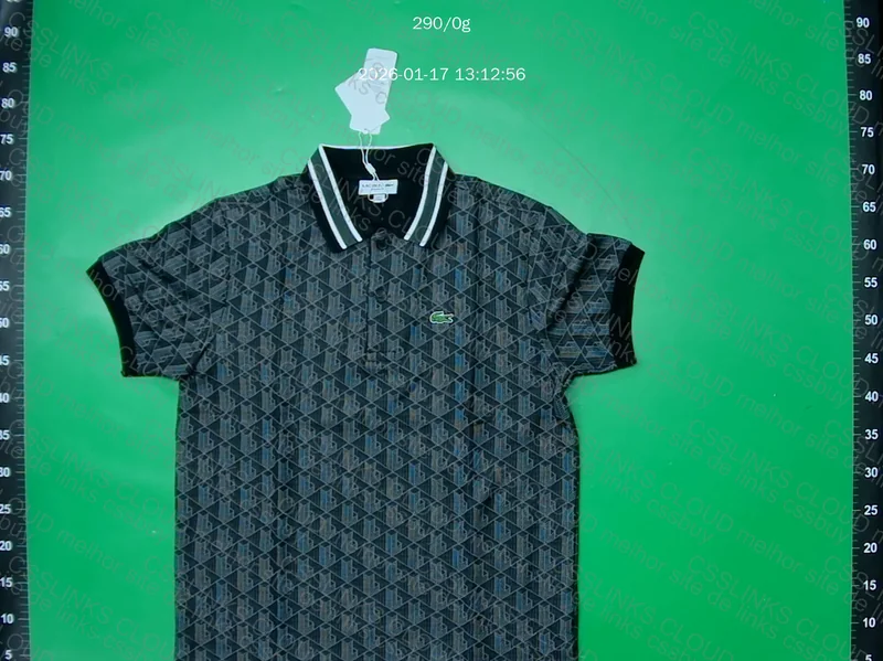 Polo Lacoste Monogram French Fish 4