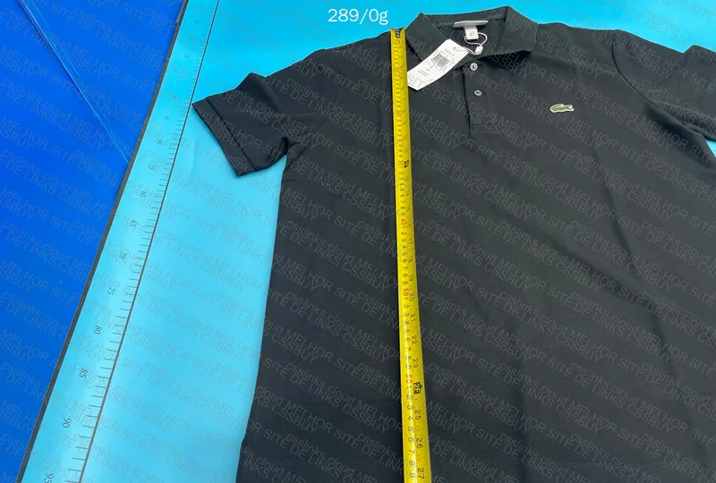 Lacoste Polo PH4012 Black (With Measurements) 6