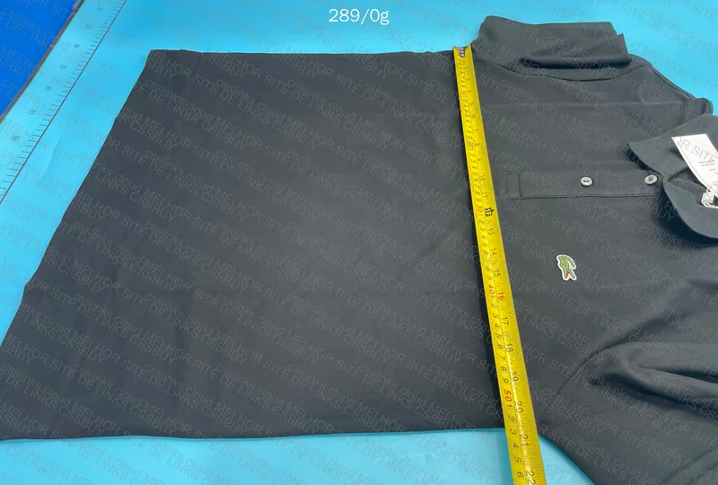 Lacoste Polo PH4012 Black (With Measurements) 7