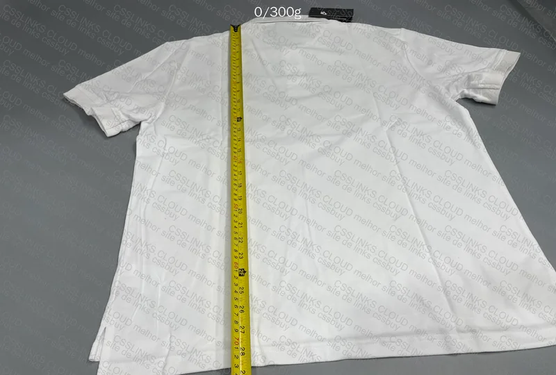 White Nike Polo with Measurements 8