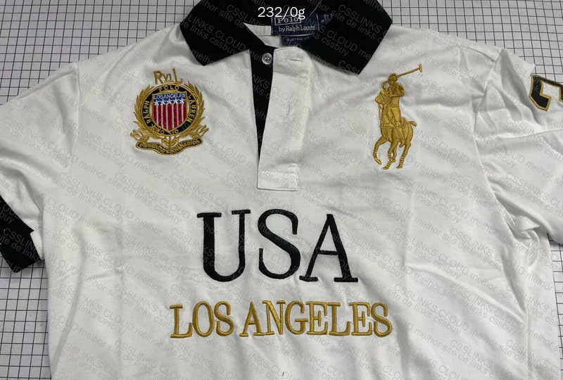 Ralph Lauren White Polo USA Los Angeles