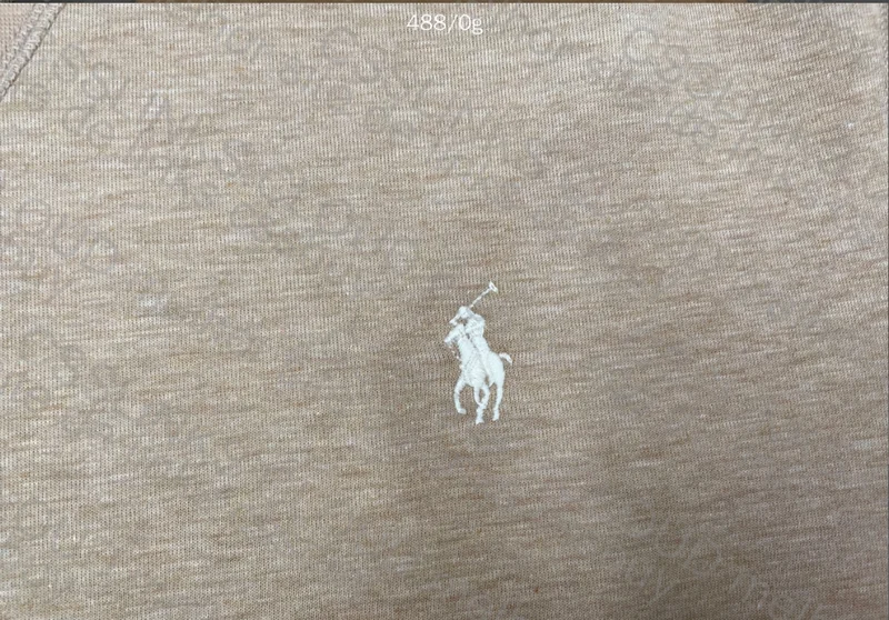 Ralph Lauren Double-Knit Pullover Polo with Measurements 2