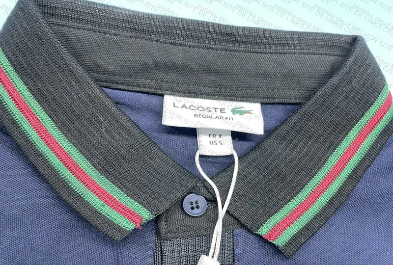 Navy Blue Polo Smart Paris Regular Fit with Contrasting Collar 5
