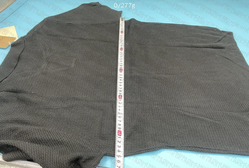 Textured Polo with Measurements 2
