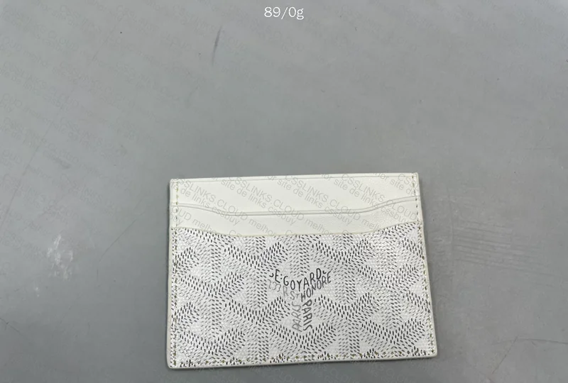 Cheap White Goyard Card Holder 2