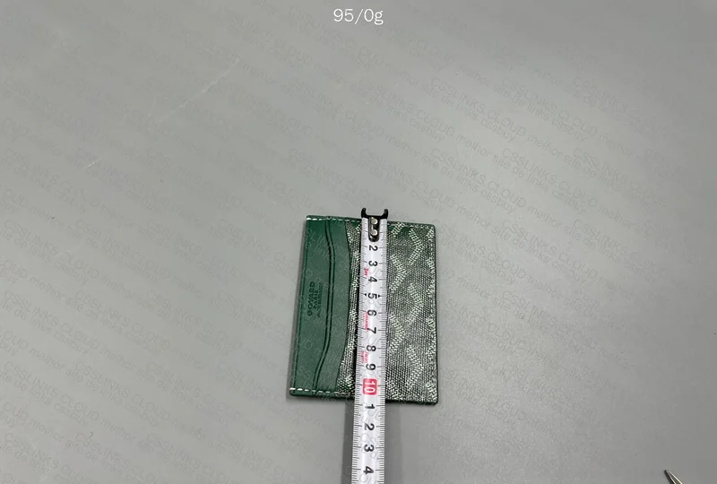 Goyard Card Holder (with measurements) 2