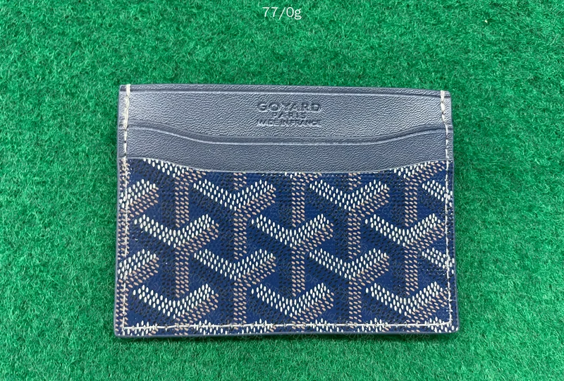 Goyard Card Holder - Royal Blue