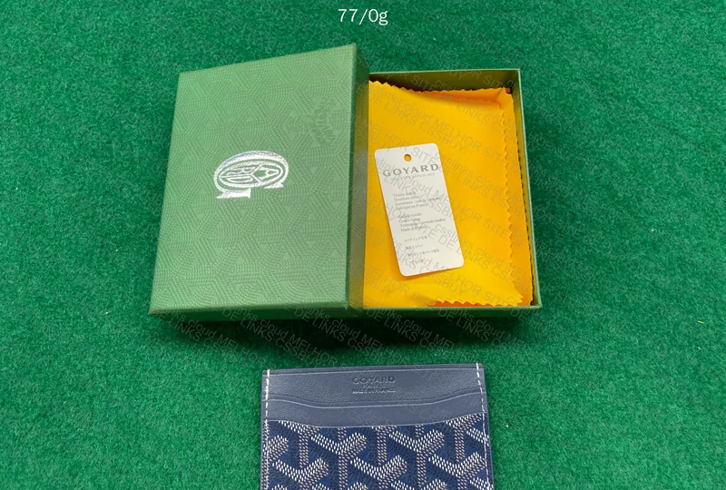 Goyard Card Holder - Royal Blue 2