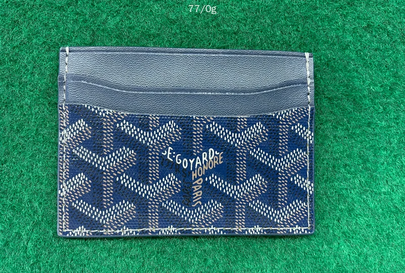 Goyard Card Holder - Royal Blue 3