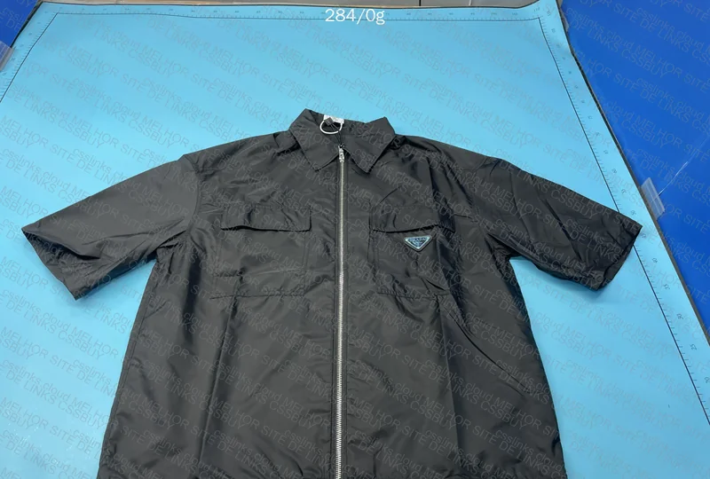 Prada Re-Nylon Zipper Shirt 2