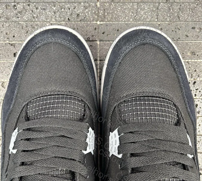 preqc aj4 black canvas i8 10