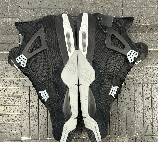 preqc aj4 black canvas i8 6