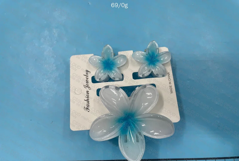 Blue Flower Hair Clip