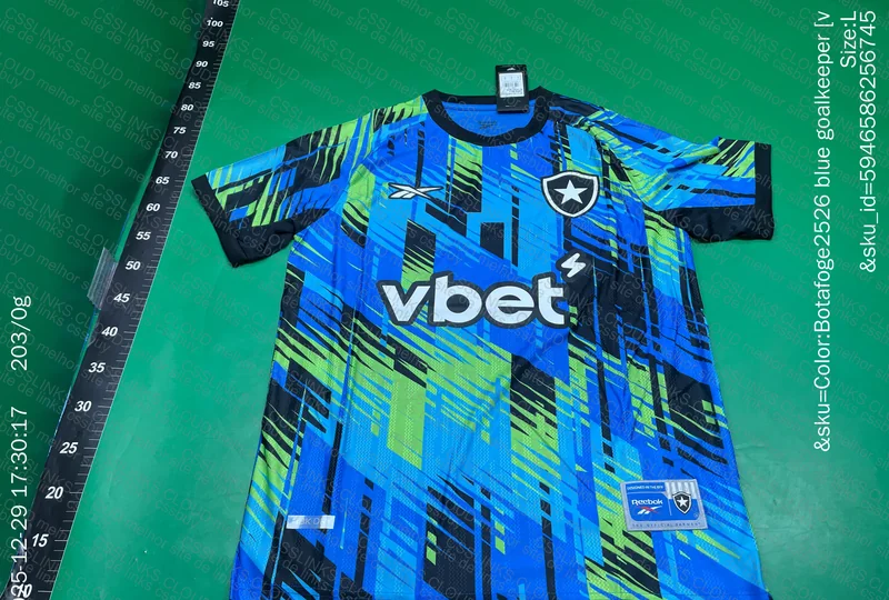 First Botafogo Goalkeeper Shirt Reebok Botafogo 2025 2