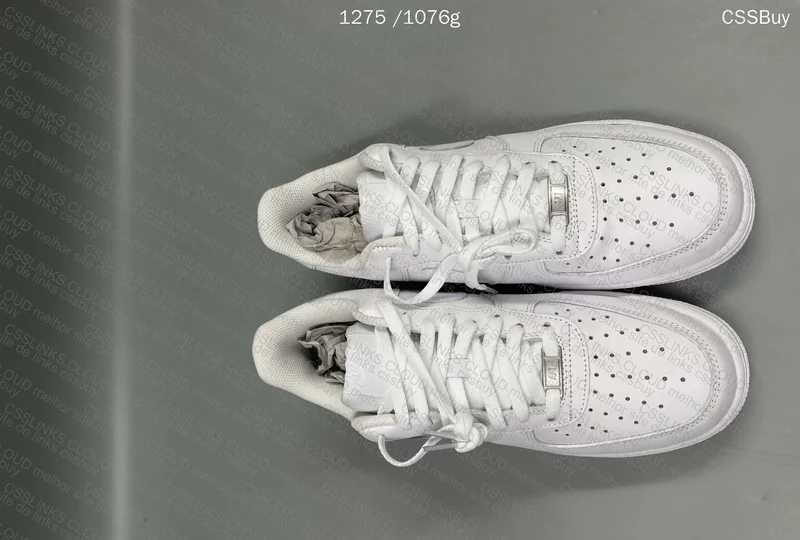 (primeira compra) nike air force 1 triple white 5