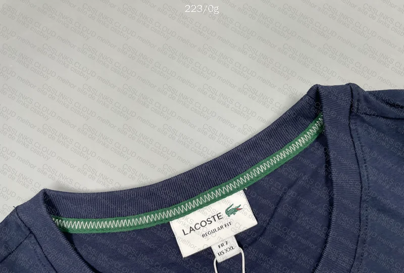 Pro Menzinho Casual, Embroidered LACOSTE T-shirt