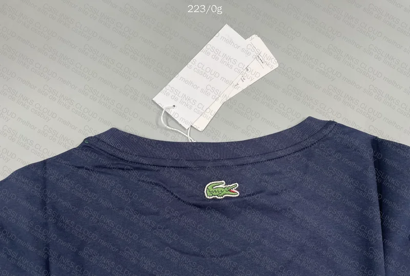 Pro Menzinho Casual, Embroidered LACOSTE T-shirt 2