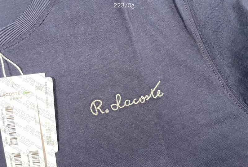 Pro Menzinho Casual, Embroidered LACOSTE T-shirt 3