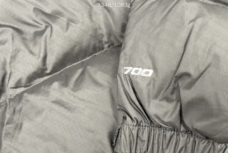 TNF Puffer (with Measurements) 3