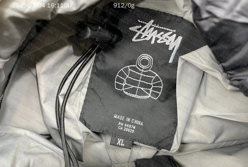 Stussy Puffer - With Measurements 2