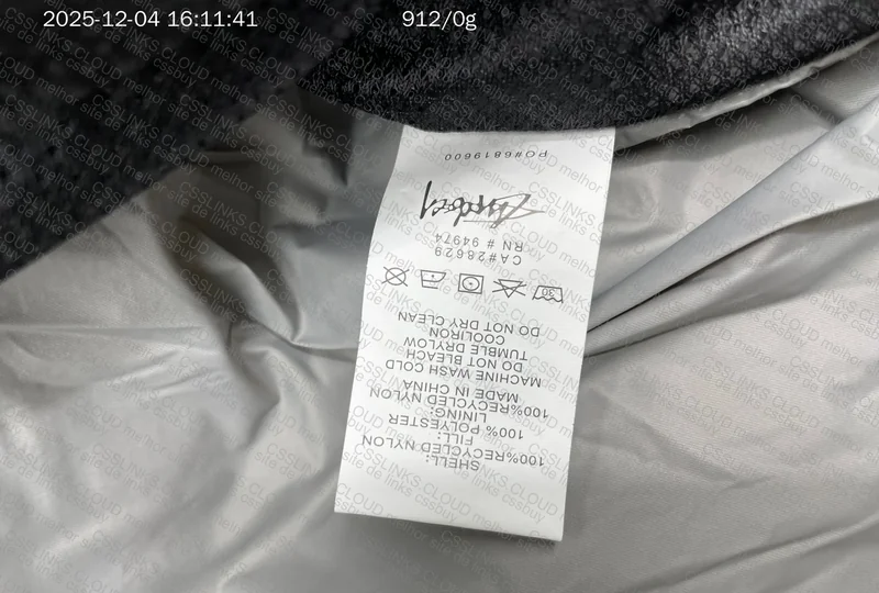 Stussy Puffer - With Measurements 4