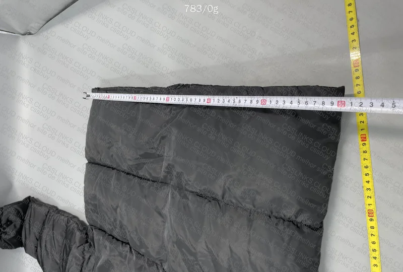 TNF Black Puffer (with Measurements) 10