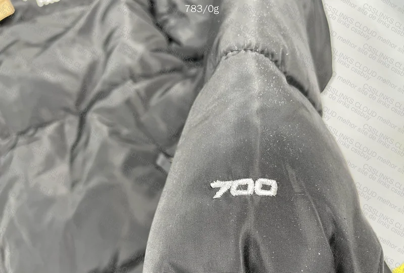 TNF Black Puffer (with Measurements) 3