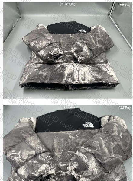 TNF x Supreme Puffer with Measurements
