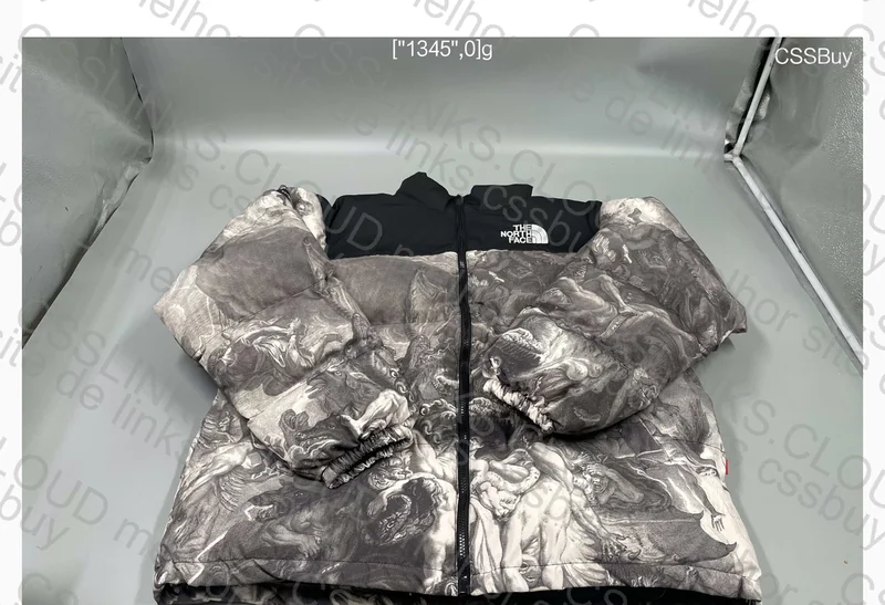 TNF x Supreme Puffer with Measurements 4