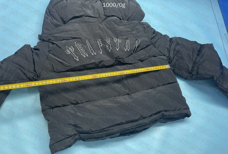 Trapstar Stone Gray Puffer Feminine (with Measurements) 7