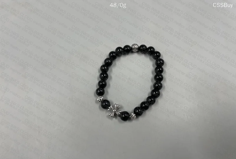 Chrome Hearts Black Pearl Bracelet