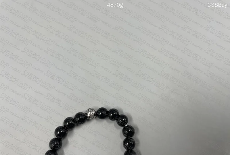 Chrome Hearts Black Pearl Bracelet 3