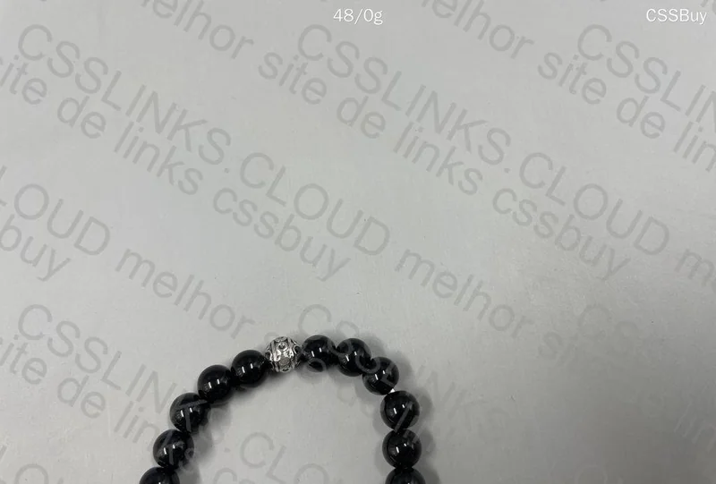 Chrome Hearts Black Pearl Bracelet 4
