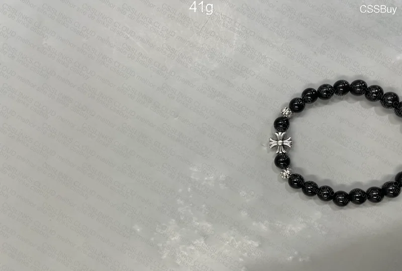 Chrome Hearts Onyx Bracelet
