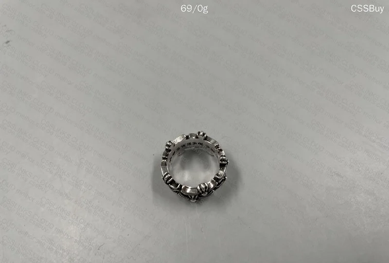 Chrome Hearts Bracelet and Ring 7