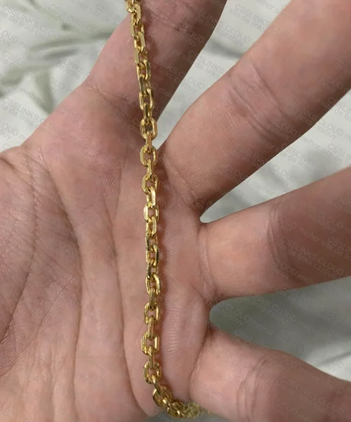 Gold Bracelet and Chain 2