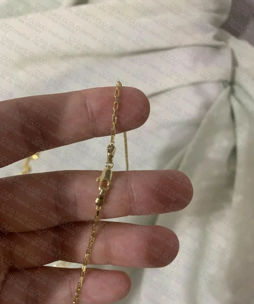 Gold Bracelet and Chain 4