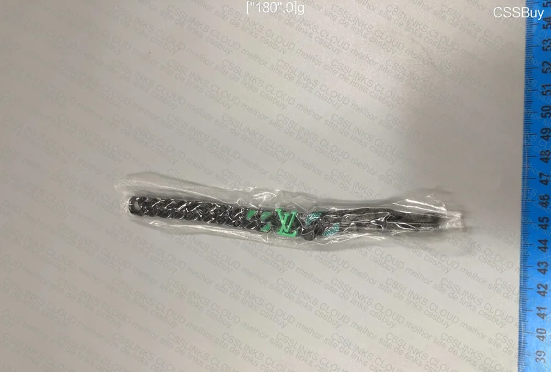 LV Green and Black Monogram Bracelet