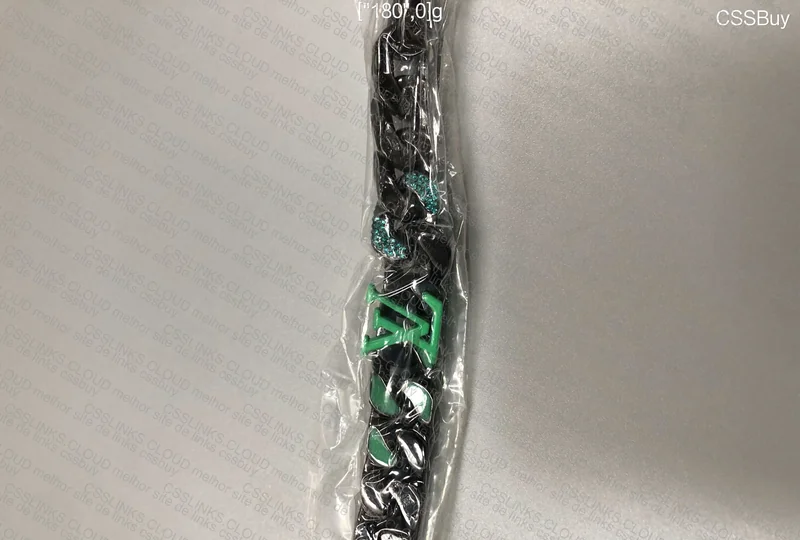LV Green and Black Monogram Bracelet 2