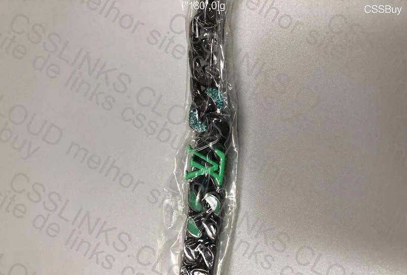 LV Green and Black Monogram Bracelet 4