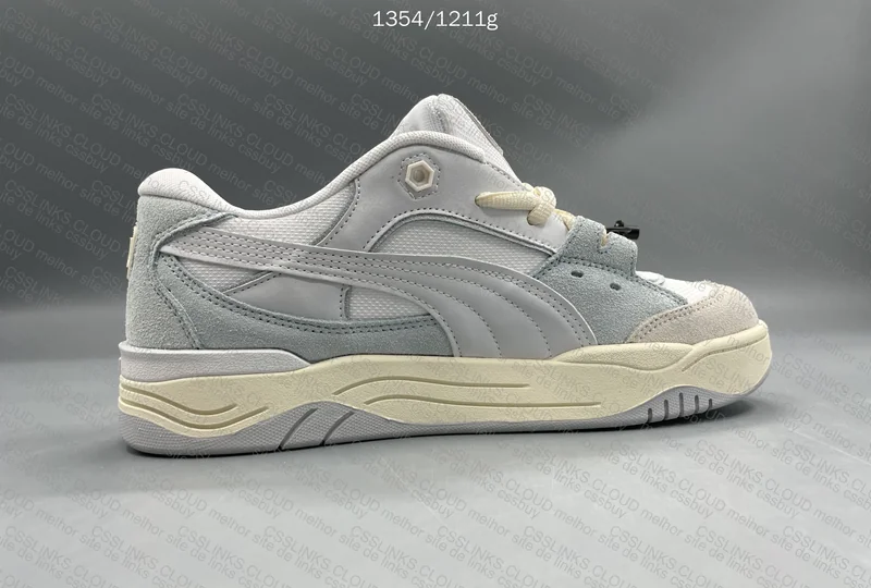 Puma 180 White Gray 4