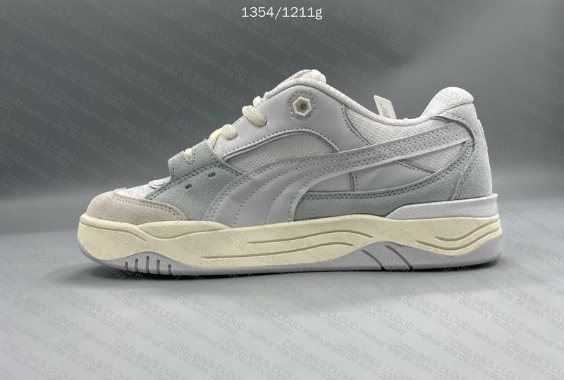 Puma 180 White Gray 9