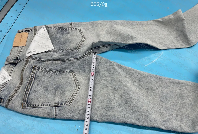 Purple Jeans (With Measurements) 9